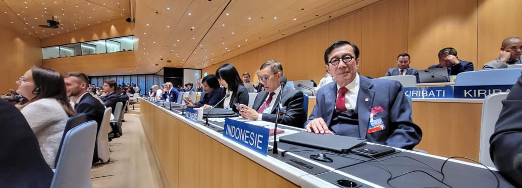 Sidang WIPO ke-64, Menkumham Sampaikan Dukungan Indonesia terhadap Pemajuan Kekayaan Intelektual Global