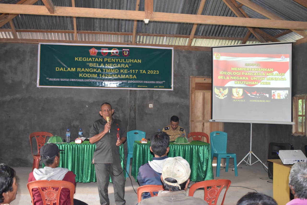 TMMD Ke-117 Lettu Inf Makmur, Pasi Intel Kodim 1428/Mamasa Sosialisasi Bela Negara TMMD Ke-117 Lettu Inf Makmur, Pasi Intel Kodim 1428/Mamasa Sosialisasi Bela Negara