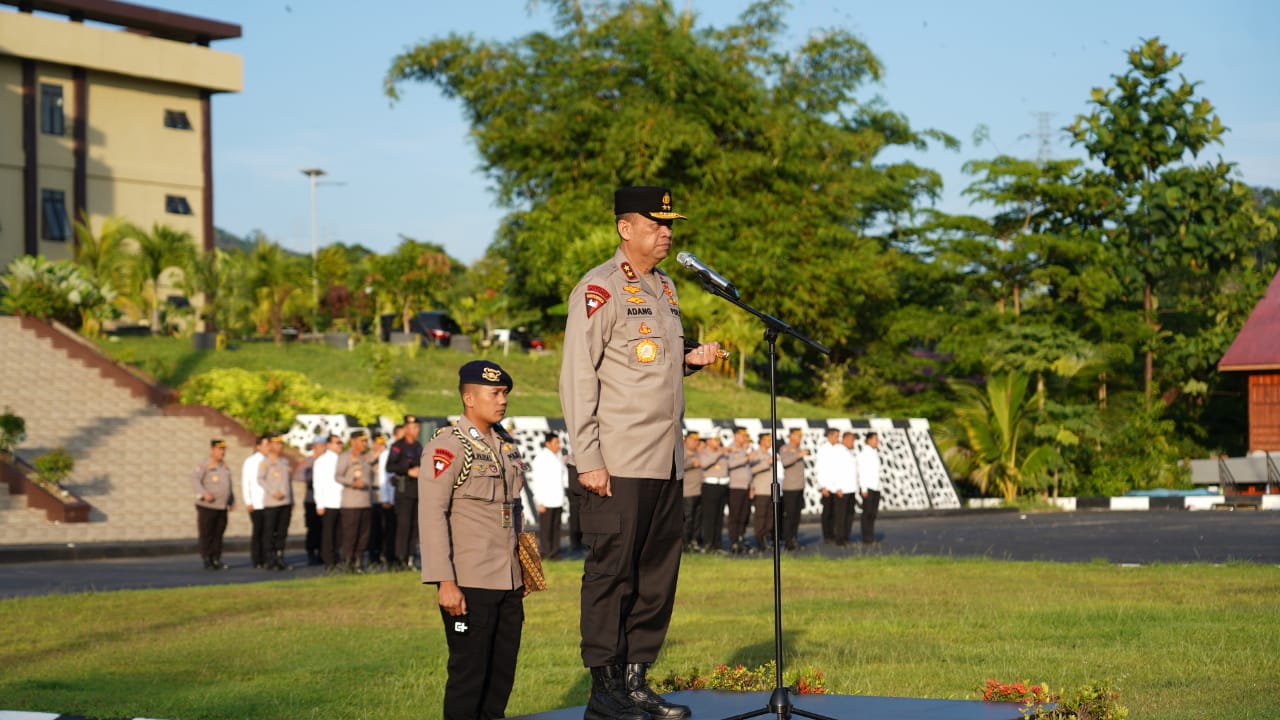 Pimpin Apel Perdana, Kapolda Sulbar : Respon Cepat Aduan Masyarakat