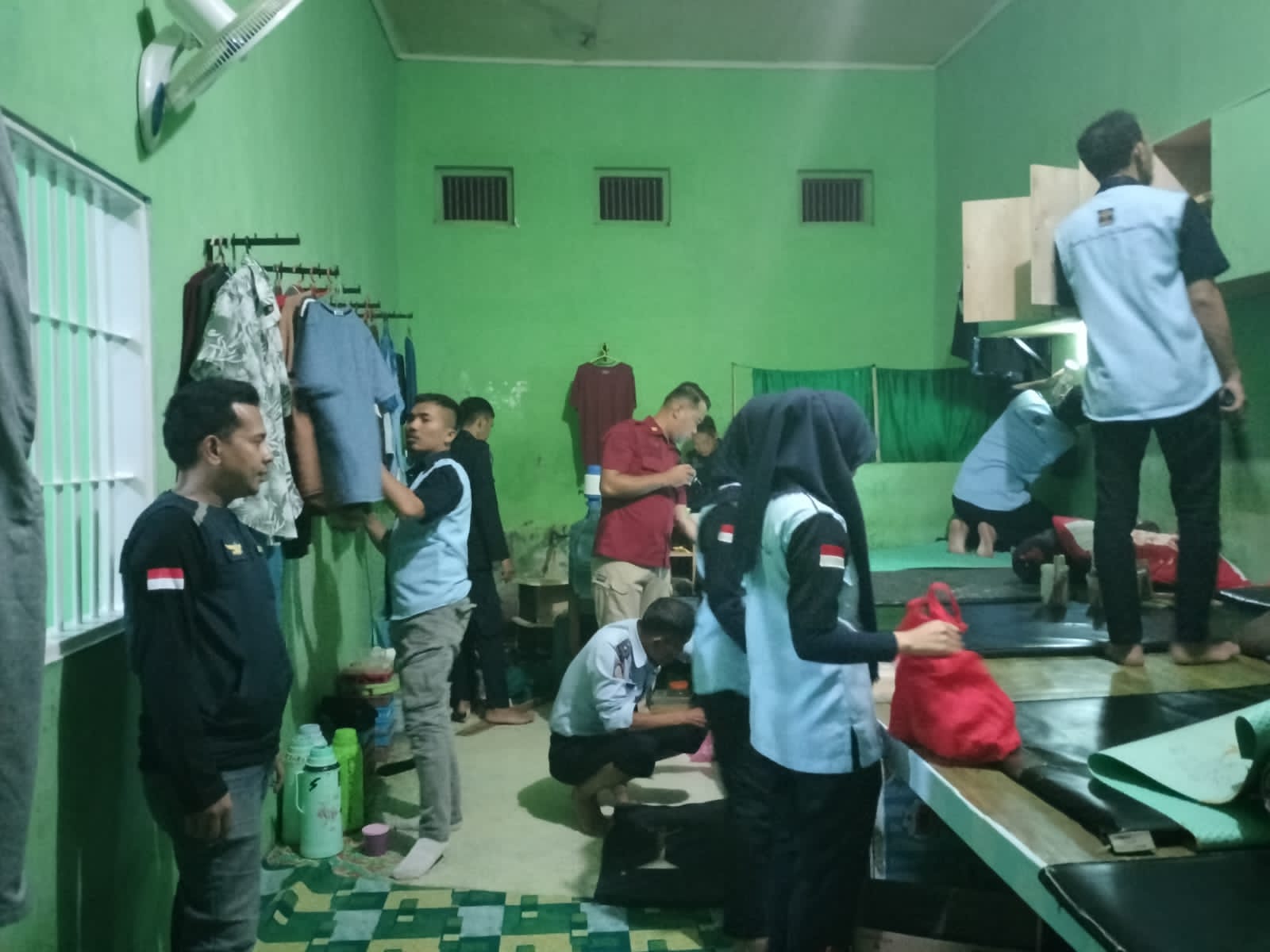 Divisi Pemasyarakatan Mendadak Menggeledah Kamar Hunian Lapas Polewali