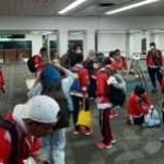 51 atlet Popnas sulbar tiba di Palembang 51 atlet Popnas sulbar tiba di Palembang