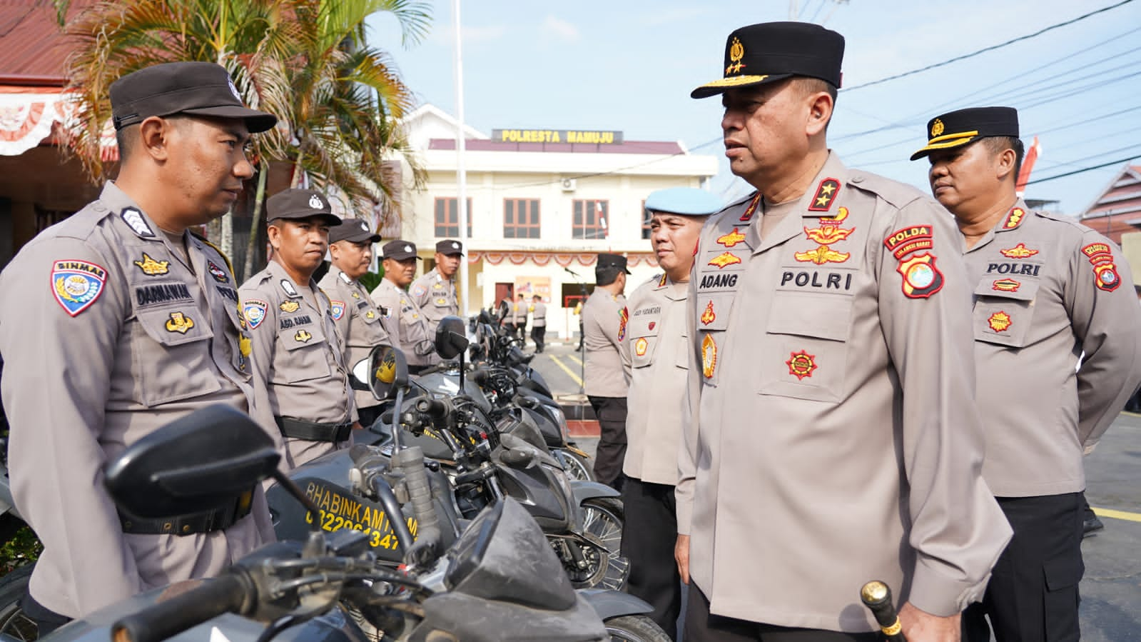 Kapolda Sulbar Kunjungan Kerja dI Polresta Mamuju