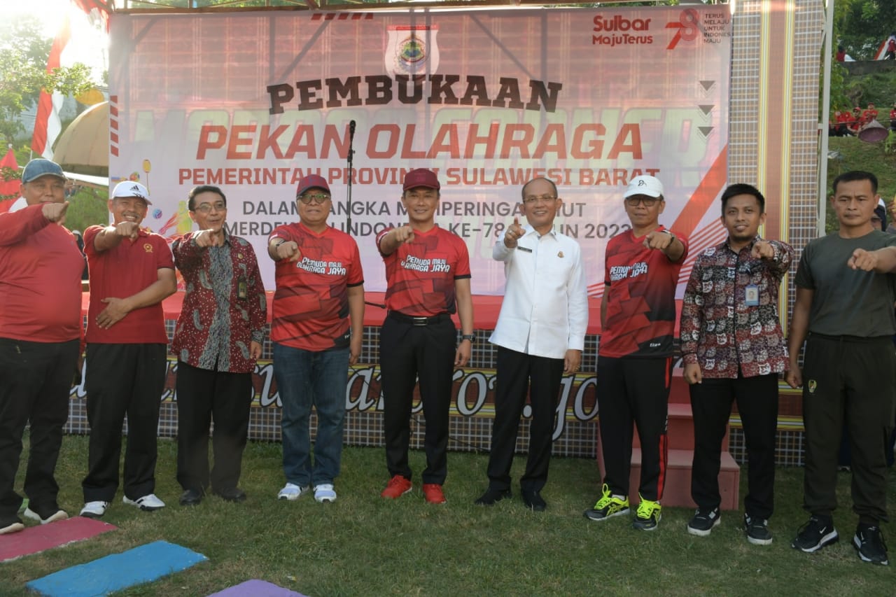 Pj Gubernur Buka Pekan Olahraga Antar OPD