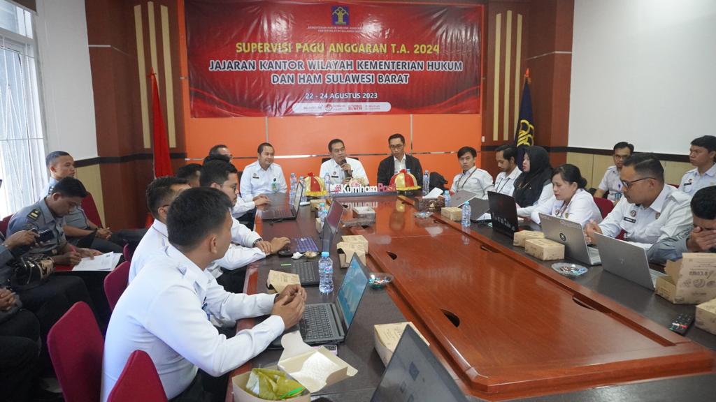 Kemenkumham Sulawesi Barat Supervisi Pagu Anggaran Tahun 202