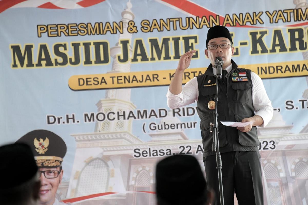 Usai Jabatan Kepala Daerah, Ridwan Kamil Bertekad Tak Berhenti Bangun Masjid