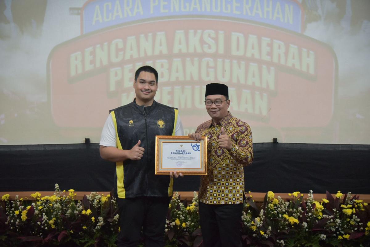 Pemda Provinsi Jabar Raih Penghargaan Pembangunan Kepemudaan