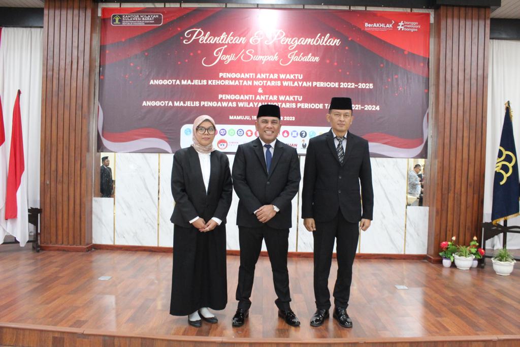 Parlindungan Melantik PAW Majelis Kehormatan Notaris Wilayah