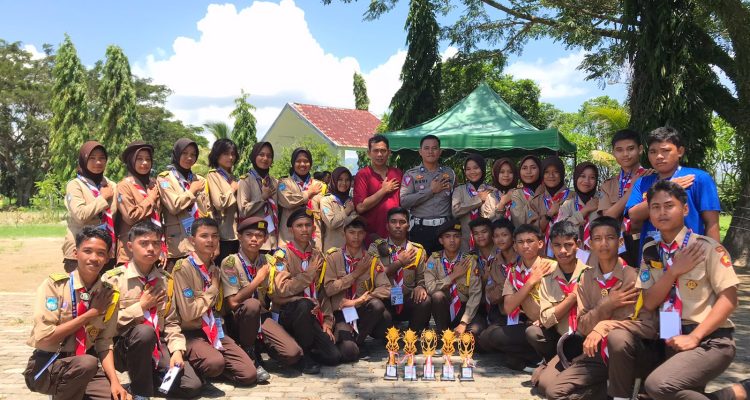 Saka Bhayangkara Polres Pasangkayu Sabet 5 Piala dan Raih Juara Umum III