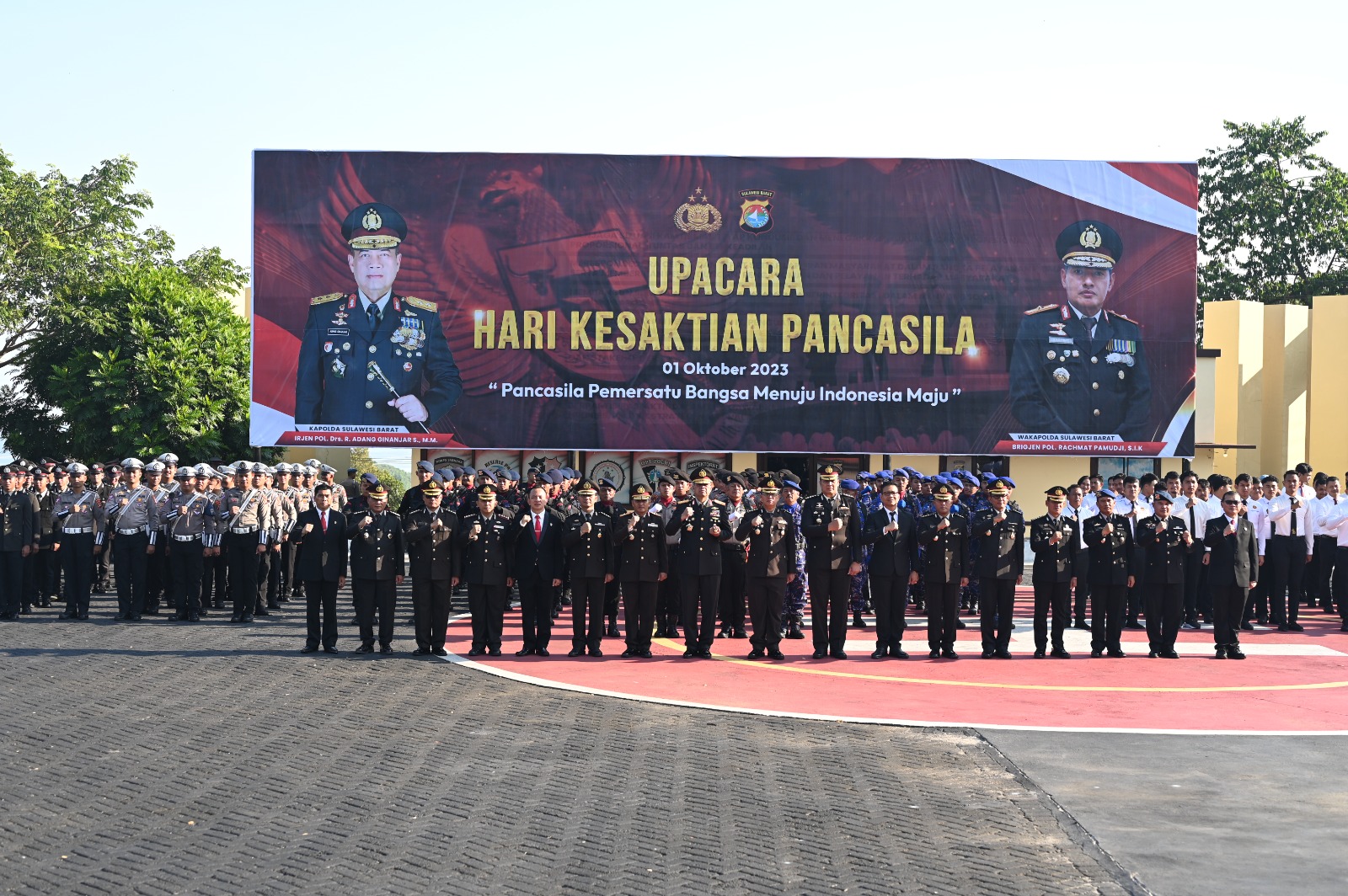 Hari Kesaktian Pancasila, Kapolda Sulbar Jadi Irup