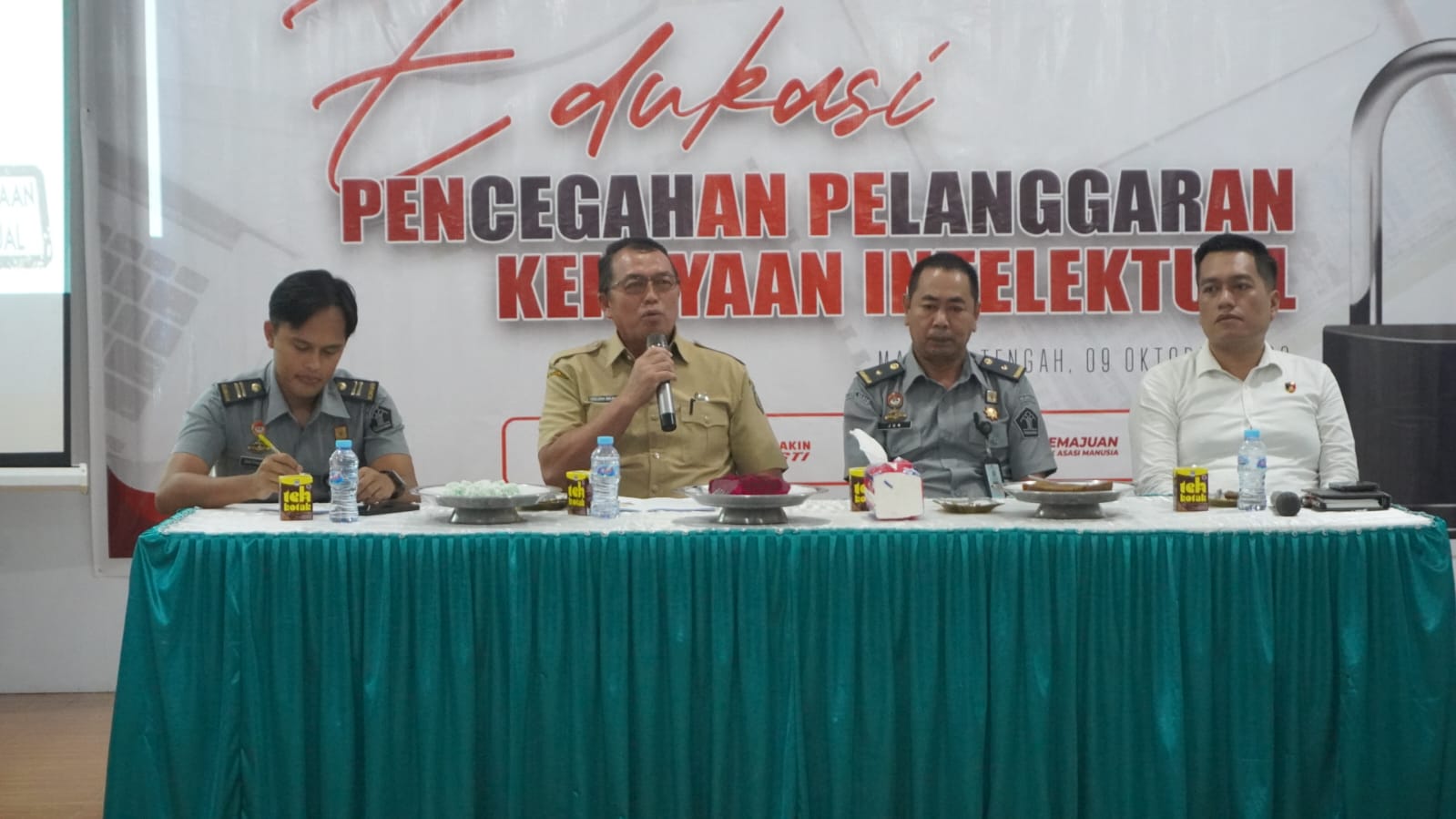 Kemenkumham SUlbar Harap Pelaku UMKM di Mamuju Tengah Ikut Lakukan Pencegahan Pelanggaran KI