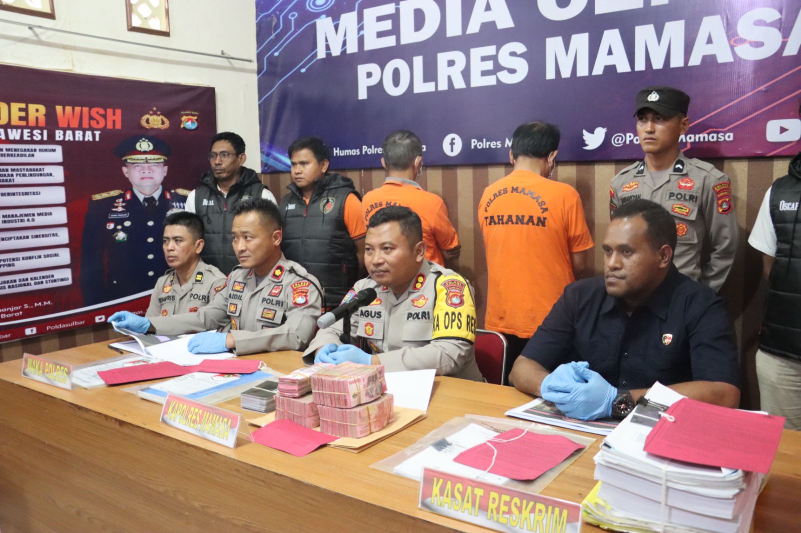 Polres Mamasa Ungkap Dugaan Tipikor Penyaluran Dana Bantuan Stimulan