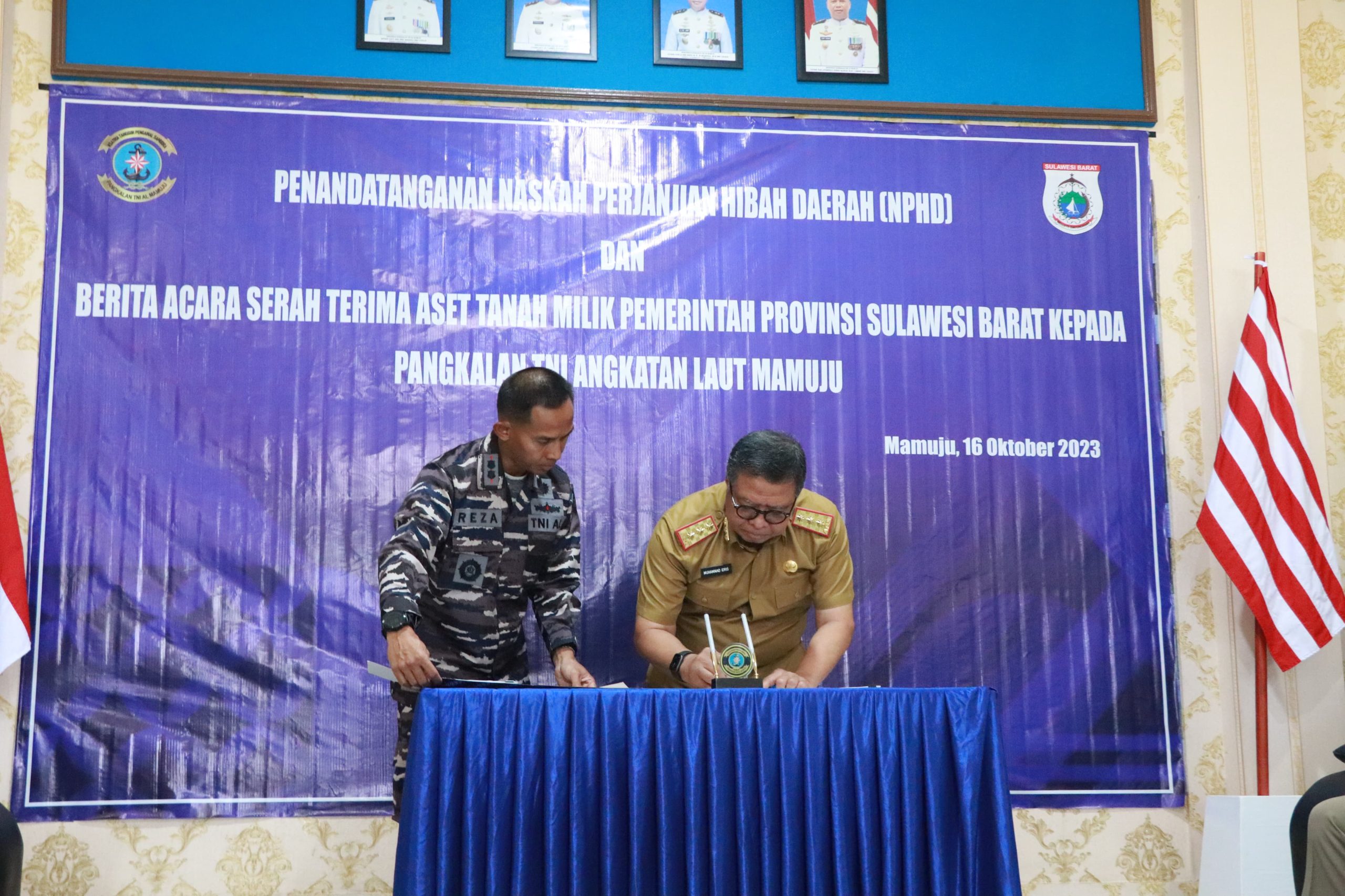 Lanal Mamuju Menjadi Contoh Tertib Administrasi Aset Hibah