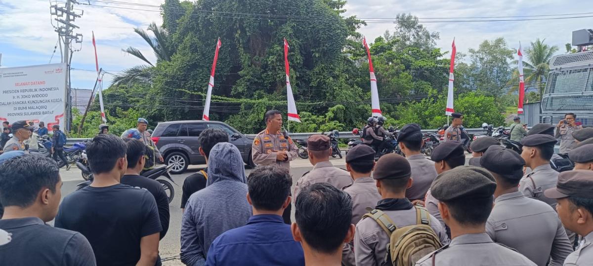 Polresta Mamuju Kembali Fokus Gelar Pengamanan Aksi Unjuk Rasa