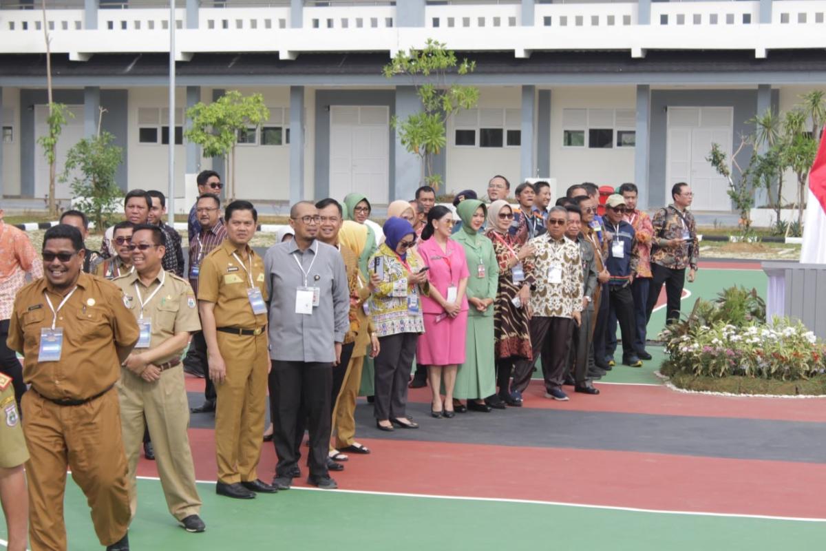 Kanwil Kemenkumham Sulbar Hadiri Peresmian Rehabilitasi dan Rekonstruksi Infrastruktur Pasca Gempa oleh Presiden
