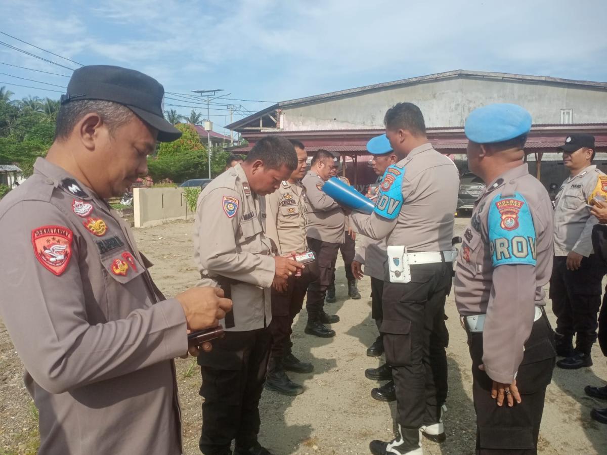 Propam Polres Pasangkayu Gaktiblin Di Polsek Jajaran
