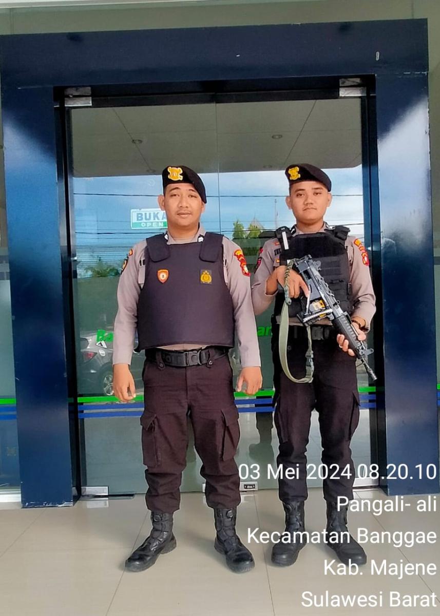 Sat Samapta Polres Majene MeLaksanakan PAM. OBJEK VITAL.