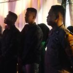 Personil Polsek Tapalang Polresta Mamuju Pengamanan Pesta Penikahan