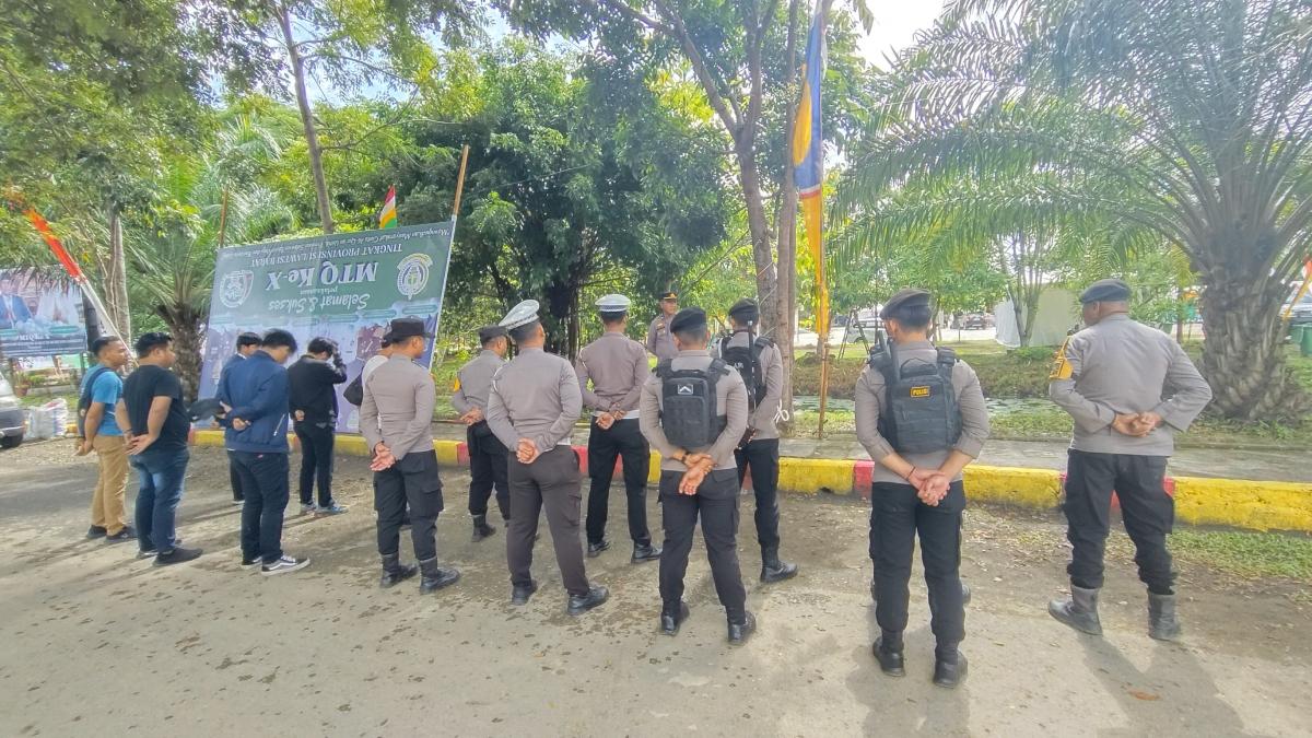 Polres Pasangkayu Lakukan Pengamanan MTQ Ke-X Tingkat Provinsi Sulbar Tahun 2024