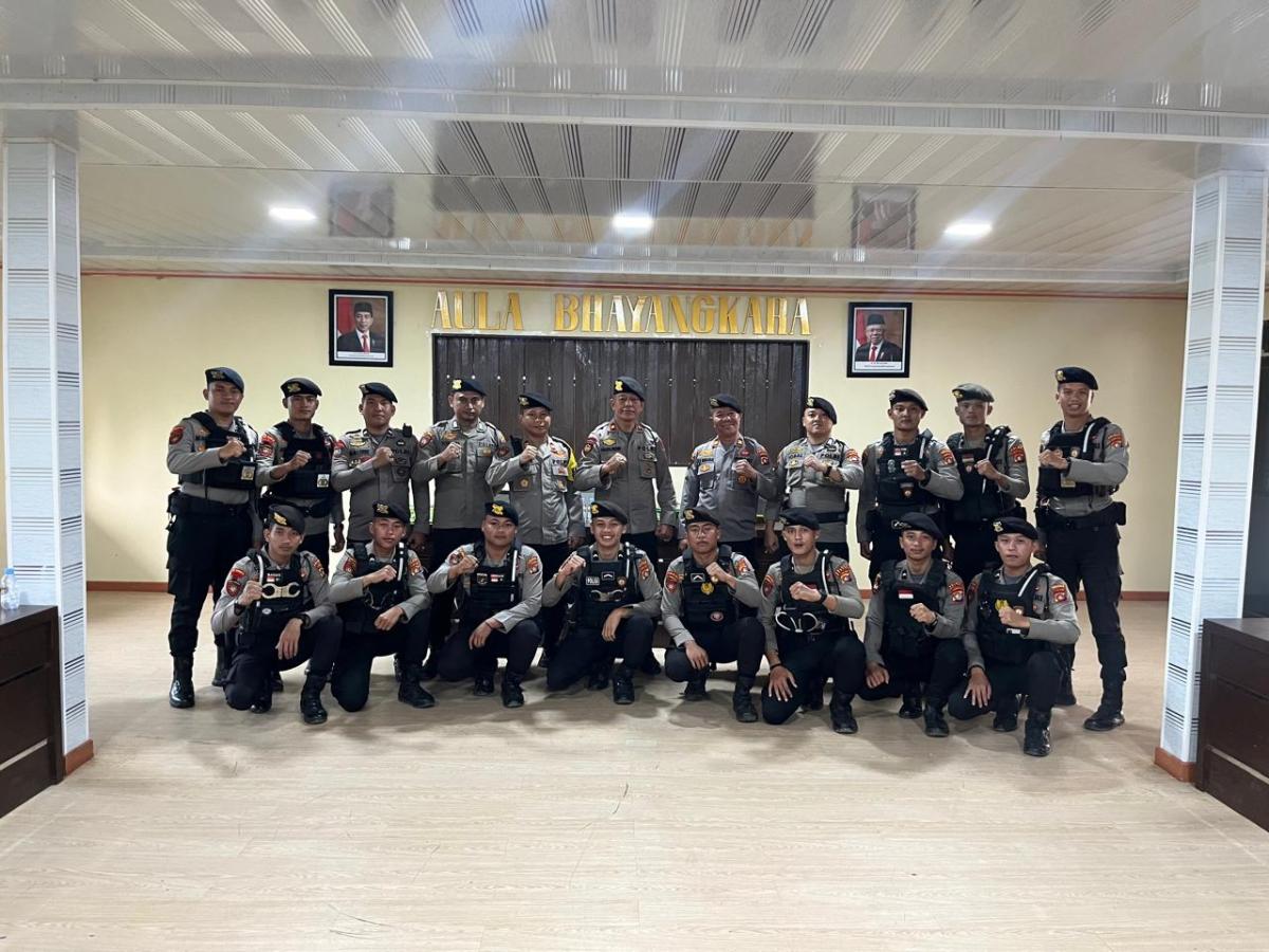 Dit Samapta Polda Sulbar Lakukan Supervisi di Polres Mamasa