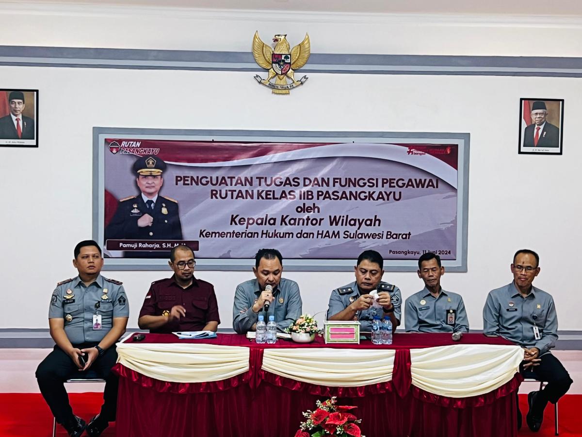 Kadivyankumham Sulbar Dorong Rutan Pasangkayu Raih Predikat P2HAM