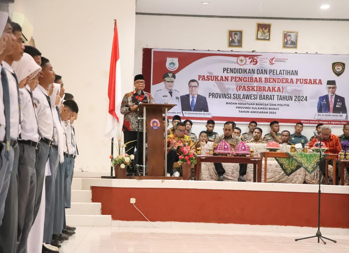 Buka Diklat Paskibraka Provinsi, Sekprov: Menyiapkan Generasi Muda yang Berkelas