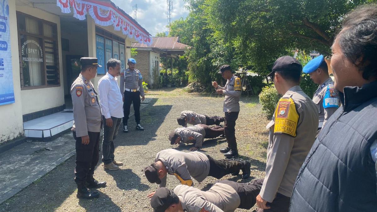 Seksi Propam Polresta Mamuju Gelar Gaktibplin Di Polsek Jajaran