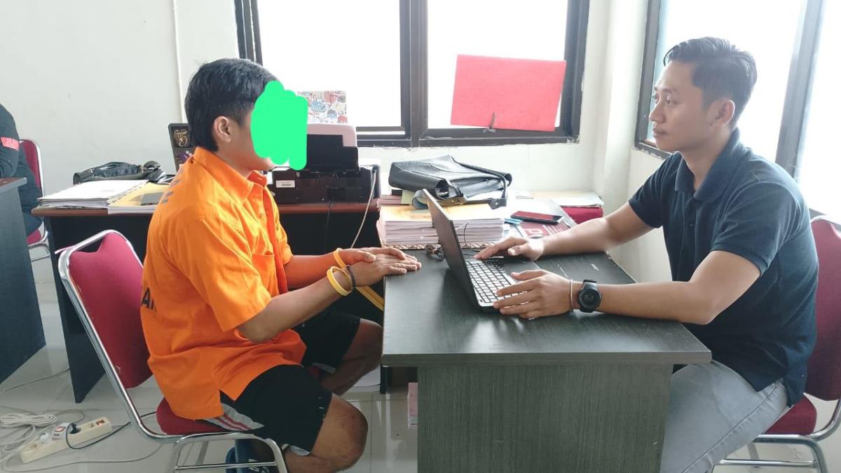 Sembunyikan Sabu  MD di Tahan Direktorat Narkoba Polda Sulbar