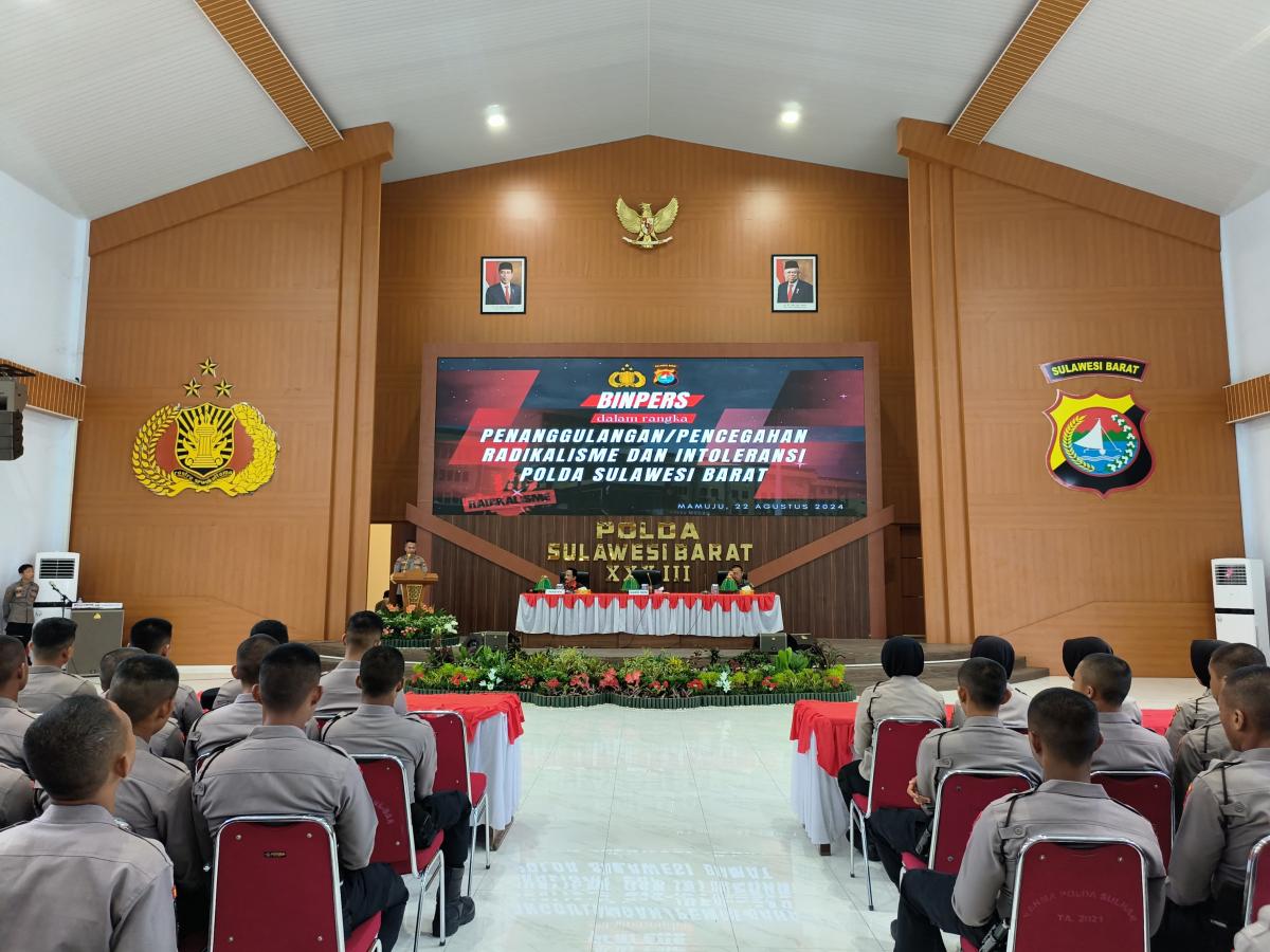 Binpres Polda Sulbar, Wujudkan Pencegahan Radikalisme dan Intoleransi yang Efektif
