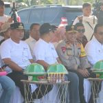 Wakapolda Sulbar Hadiri Pelepasan Sandeq Race di Pantai Silopo Polman