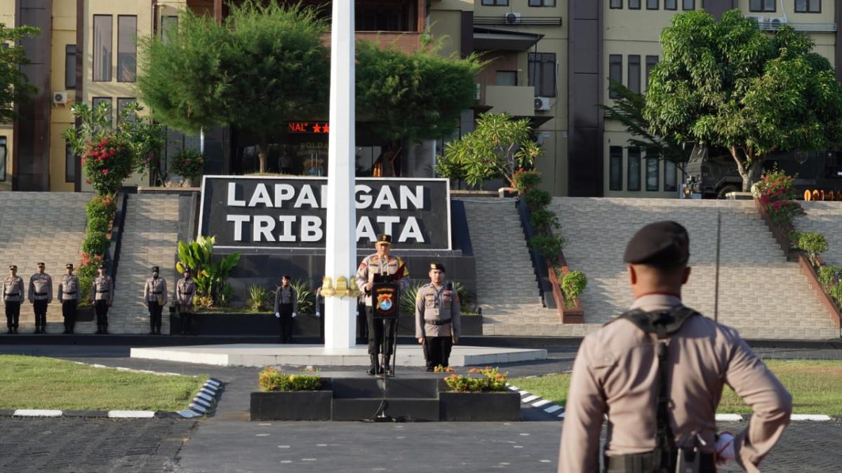 Wakapolda Sulbar Pimpin Upacara Hari Kesadaran Nasional