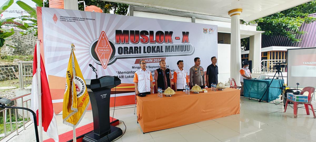 Kasi TIK Polresta Mamuju Hadiri Musyawarah Lokal ORARI Lokal Mamuju Ke X