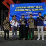Diskominfo Sulbar-Pemkab Mamuju Hadirkan Internet Gratis di Anjungan Pantai Manakarra