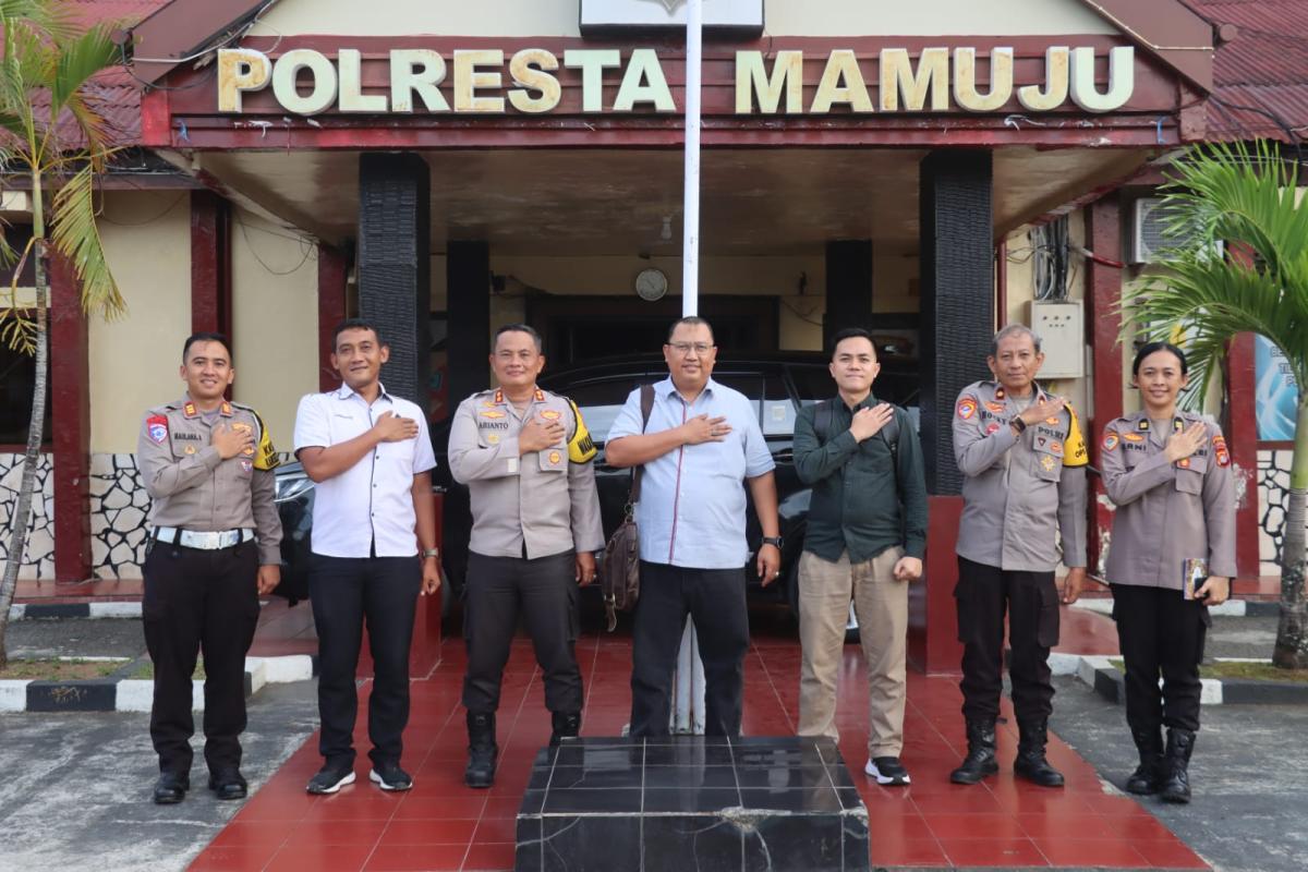 Polresta Mamuju Terima Tim Penilaian Internal Mabes Polri
