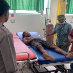 Personil Polsek Tapalang Datangi TKP Warga kesetrum Listrik 