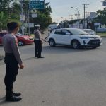 Personil Satlantas Polresta Mamuju Pengaturan Lalu Lintas 