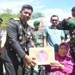 Korem 142/Tatag  Bagikan Sembako dan Kursi Roda Korem 142/Tatag  Bagikan Sembako dan Kursi Roda