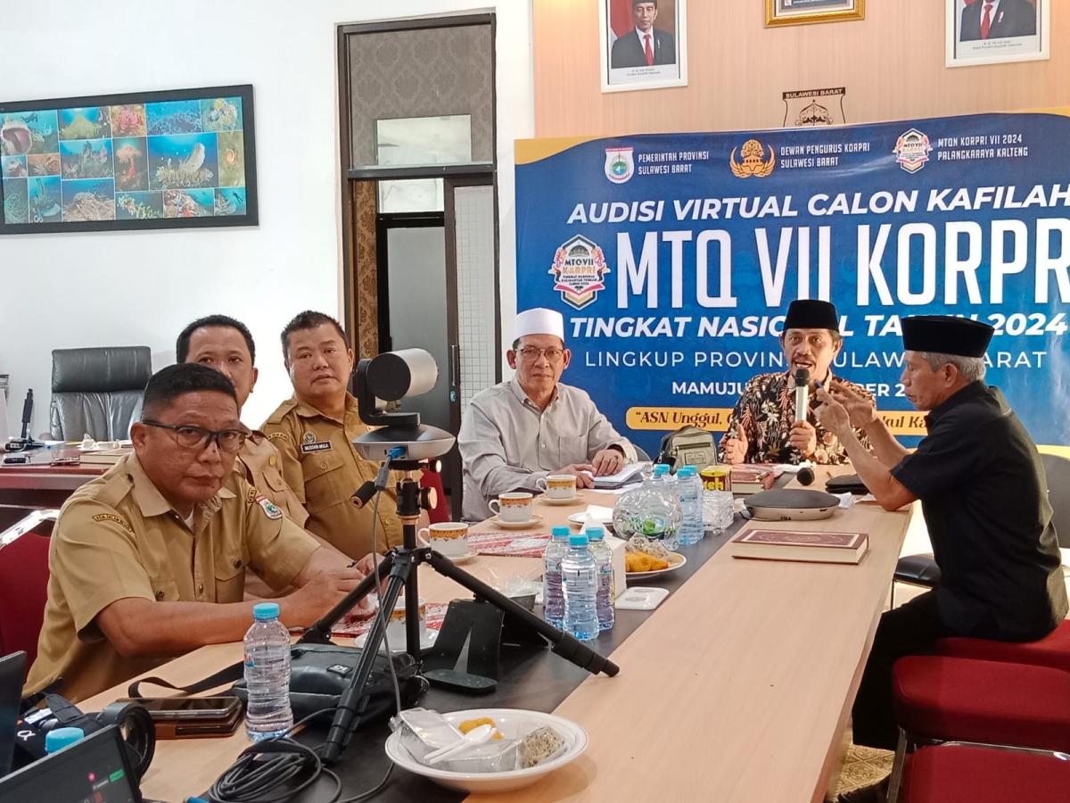 Audisi MTQN Korpri Calon Kafilah Provinsi Sulawesi Barat 