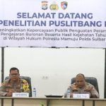 Tim Puslitbang Polri Kunjungi Polresta Mamuju