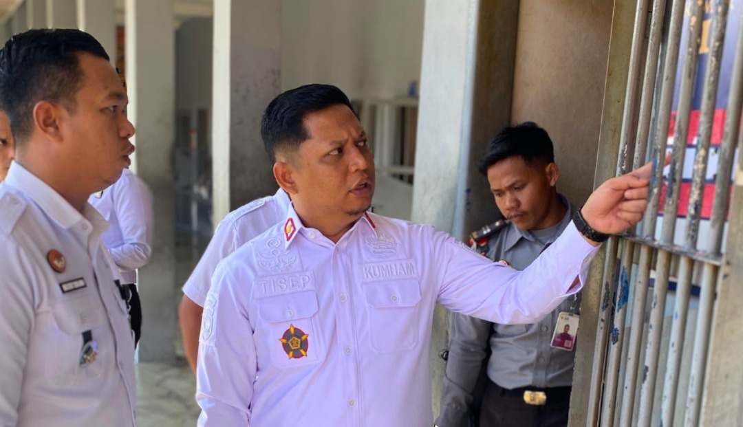 Kepala Rutan Pasangkayu  Rutin Kontrol Kondisi Blok Warga Binaan