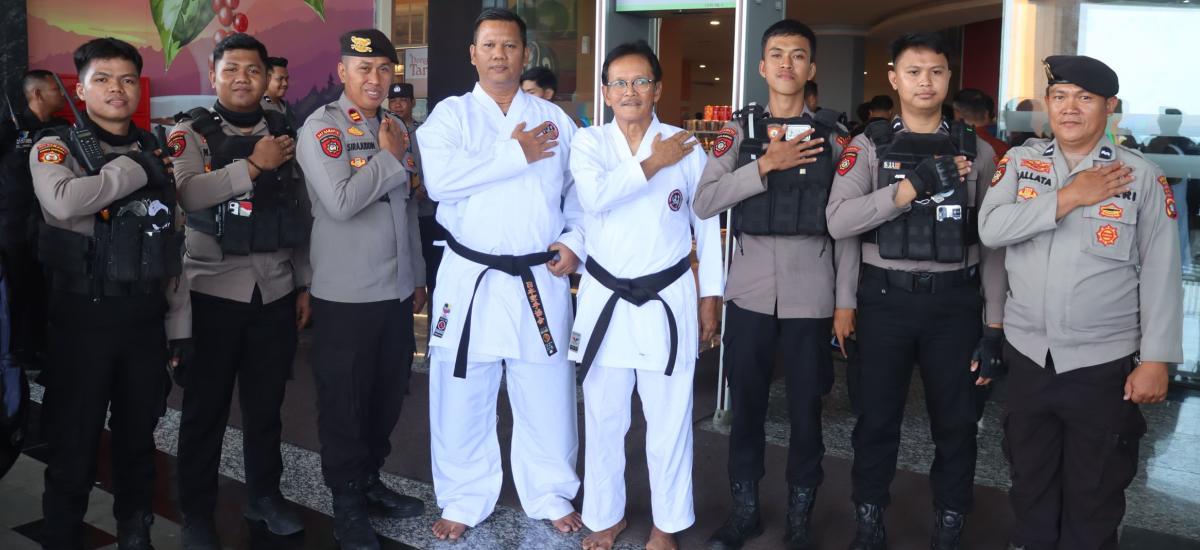 Kapolresta Mamuju Hadiri Kejuaraan Karate Inkanas Kapolda Cup