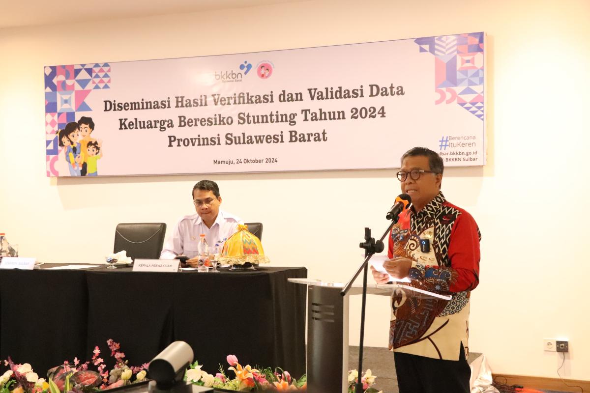 Sekprov Hadiri Diseminasi Hasil Verifikasi dan Validasi Data Keluarga Berisiko Stunting