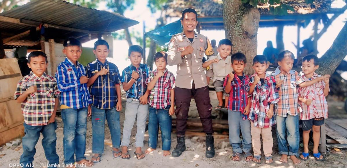 Bhabinkamtibmas Polsek Tapalang Fokus Program Polisi Sahabat Anak