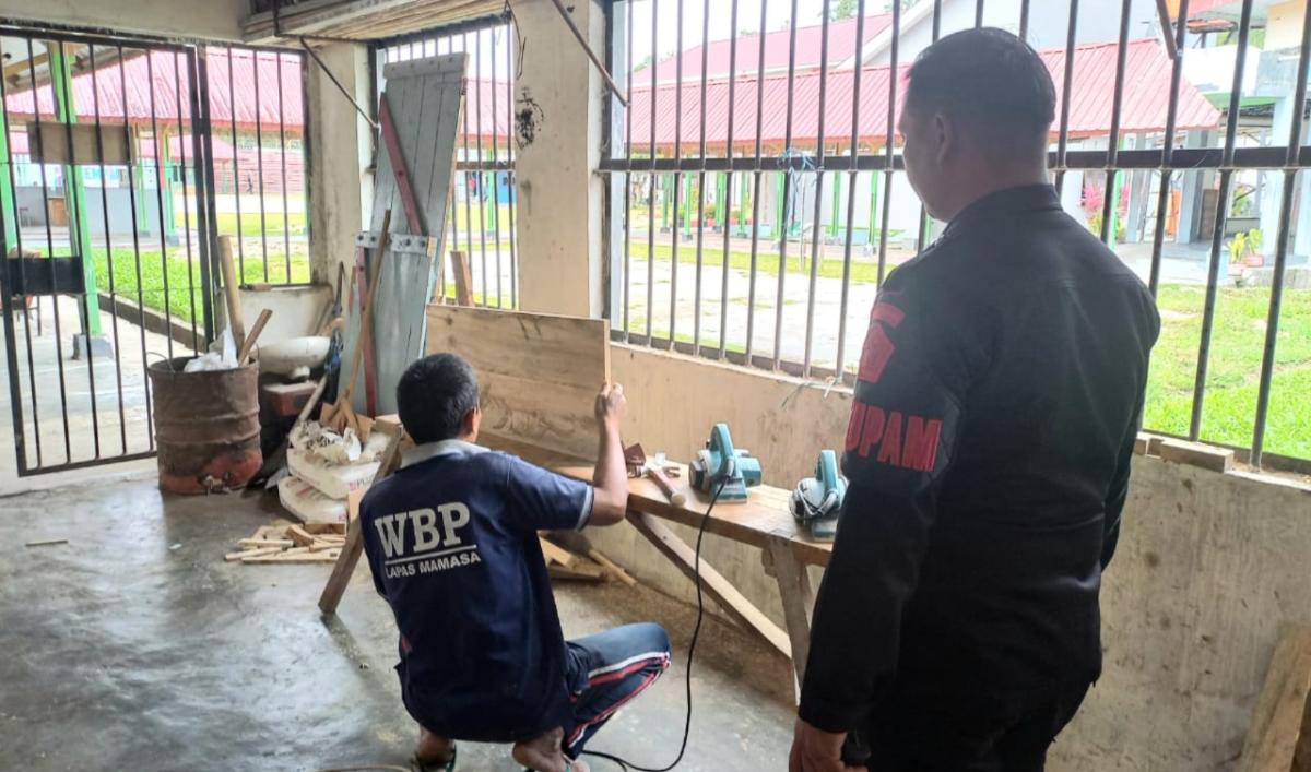 Petugas Lapas Mamasa Gelar Kontrol Rutin