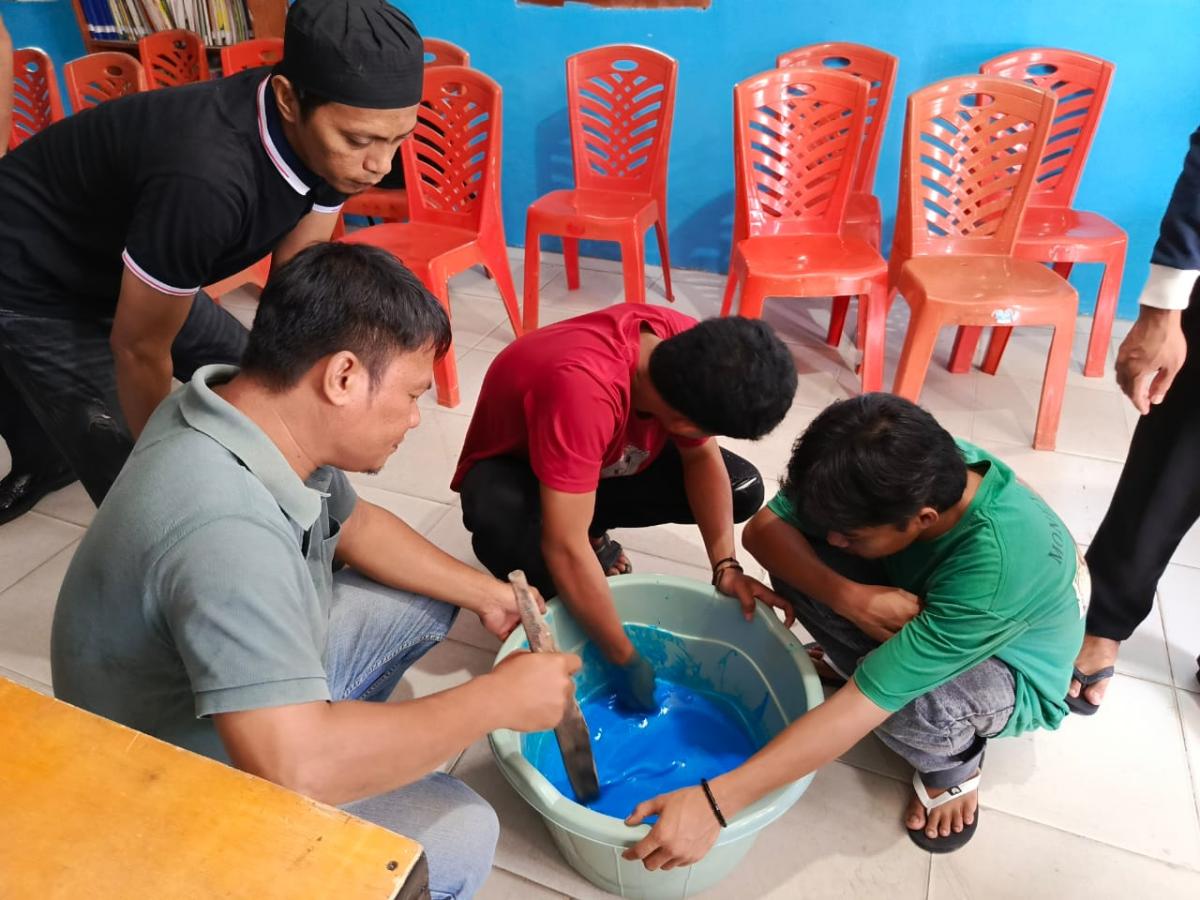 Griya Abhipraya Mesa Ate Bapas Polewali  Berikan  pelatihan Ke Klien Pemasyarakatan