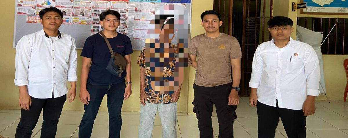 Tim Resmob Polresta Mamuju Menangkap Seorang Kakek