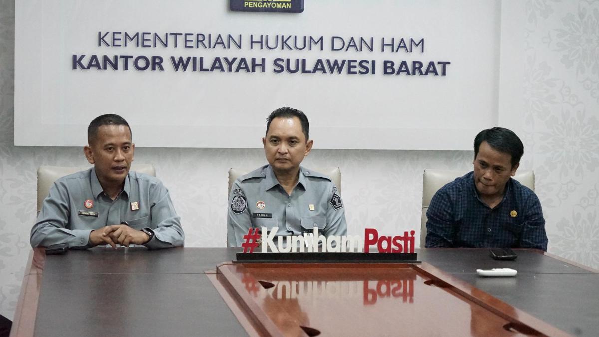 Kanwil Kemenkumham Sulbar Terima Kunjungan Kerja Pimpinan DPRD Kabupaten Mamuju Tengah