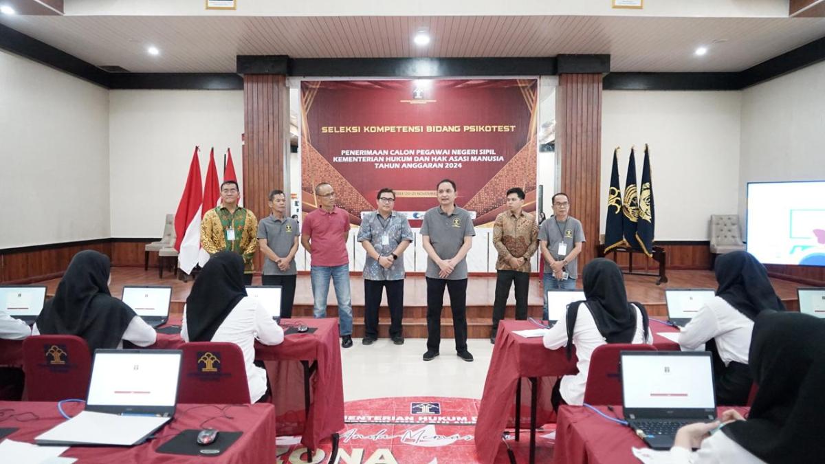 Kakanwil Kemenkumham Sulbar Sebut Tes Psikotes dan Kesehatan CPNS Berjalan Baik Kakanwil Kemenkumham Sulbar Sebut Tes Psikotes dan Kesehatan CPNS Berjalan Baik
