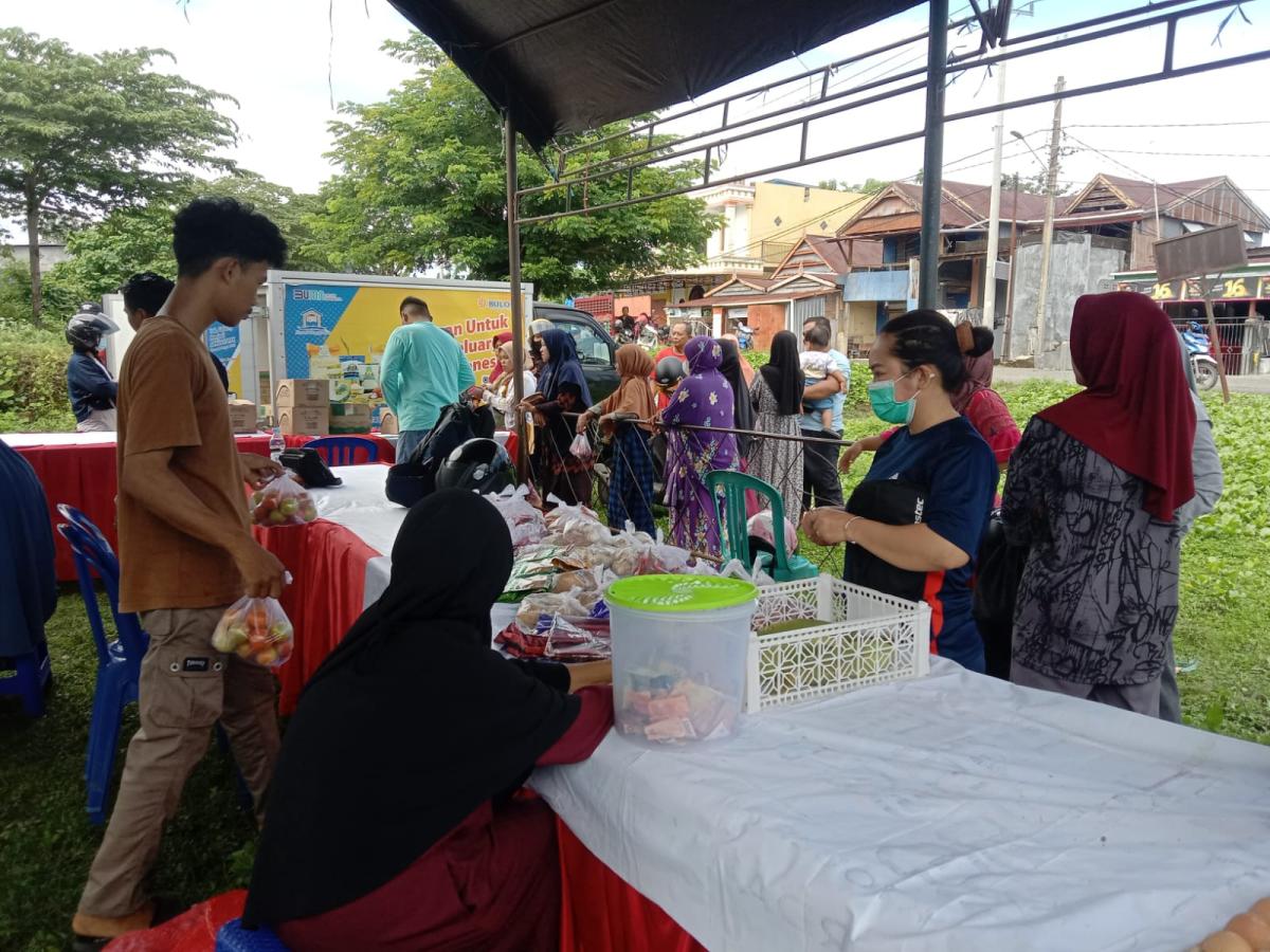 Distapang Sulbar Gerakan Pangan Murah di Pelabuhan Fery Mamuju