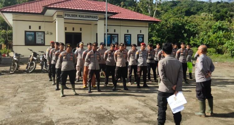 Polresta Mamuju Perketat Pengamanan Penghitungan Suara di PPK