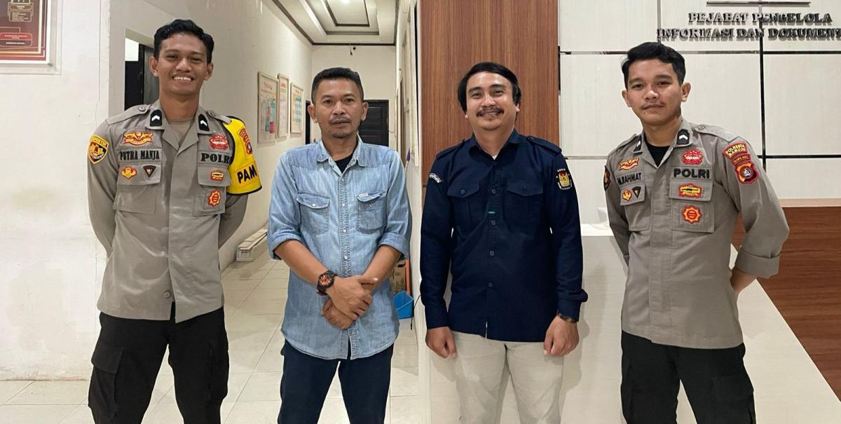 Personel Polresta Mamuju Masih Siaga di Gudang Logistik KPU 